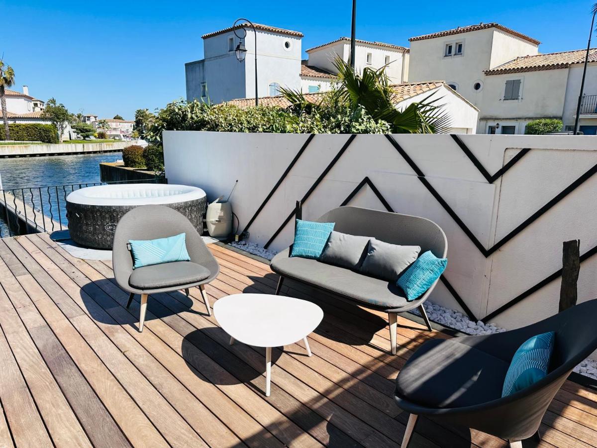 Marina 120M²/8 Pers/ Terrasse 100M²/ Appontement Villa Aigues-Mortes Luaran gambar